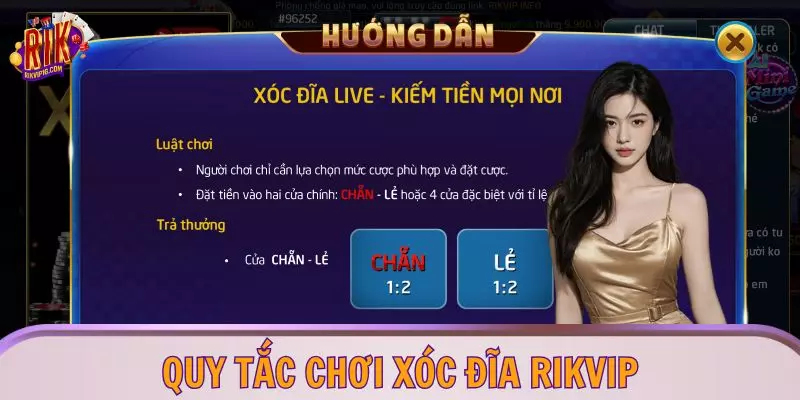 Quy tắc chơi Xóc Đĩa RIKVIP